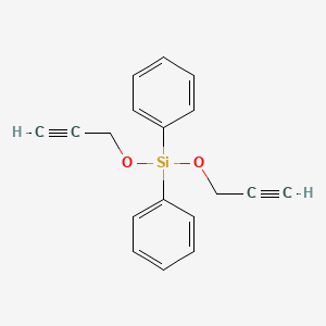 Diphenylbis[(prop-2-yn-1-yl)oxy]silane