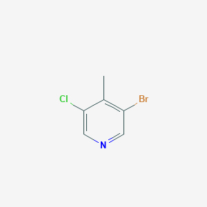 molecular formula C6H5BrClN B1445470 3-Bromo-5-chloro-4-methylpyridine CAS No. 1260010-08-9