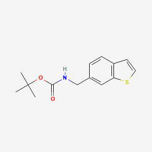 B1445472 Tert-butyl (benzo[b]thiophen-6-ylmethyl)carbamate CAS No. 946517-95-9