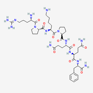 Substance P, 7-L-phenylalaninamide-8-de-L-phenylalanine-9-deglycine-10-de-L-leucine-11-de-L-methioninamide-