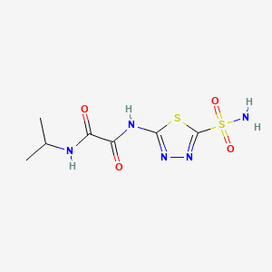 N-Isopropyl-N'-(5-sulfamoyl-1,3,4-thiadiazol-2-yl)oxamide