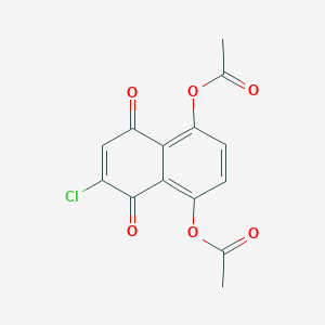 6-Chloro-5,8-dioxo-5,8-dihydronaphthalene-1,4-diyl diacetate