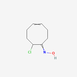 N-(8-Chlorocyclooct-4-en-1-ylidene)hydroxylamine