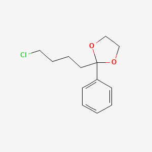 2-(4-Chlorobutyl)-2-phenyl-1,3-dioxolane