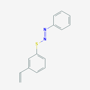 (E)-1-[(3-Ethenylphenyl)sulfanyl]-2-phenyldiazene