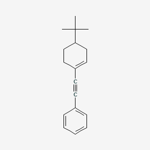 B14454942 [(4-tert-Butylcyclohex-1-en-1-yl)ethynyl]benzene CAS No. 76794-69-9