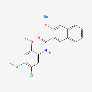 2-Naphthalenecarboxamide, N-(5-chloro-2,4-dimethoxyphenyl)-3-hydroxy-, monosodium salt