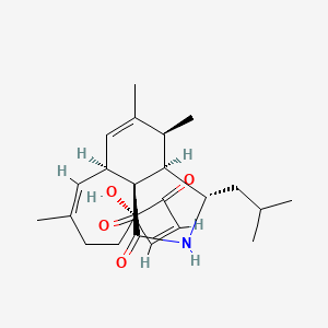 1H-Cycloundec(d)isoindole-1,12,15-trione, 2,3,3a,4,6a,9,10,11-octahydro-11-hydroxy-4,5,8-trimethyl-3-(2-methylpropyl)-, (3S,3aR,4S,6aS,7E,11S,13E,15aS)-