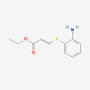 Ethyl 3-[(2-aminophenyl)sulfanyl]prop-2-enoate