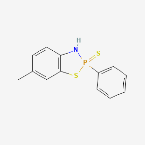 6-Methyl-2,3-dihydro-2-phenyl-1H-1,3,2-benzothiazaphosphole-2-sulfide