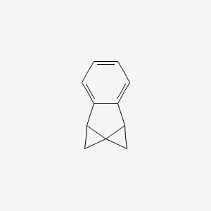 molecular formula C11H10 B14455263 4,5-Benzotricyclo(4.1.0.01,3)hept-4-ene CAS No. 74410-87-0