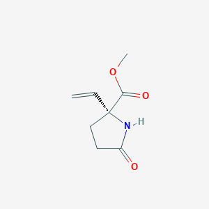 Methyl 2-ethenyl-5-oxo-L-prolinate