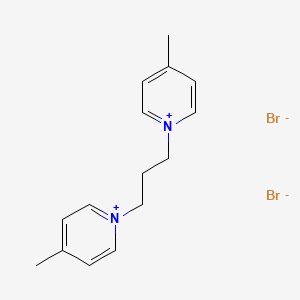 Pyridinium, 1,1'-(1,3-propanediyl)bis[4-methyl-, dibromide