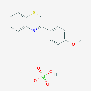 3-(4-methoxyphenyl)-2H-1,4-benzothiazine;perchloric acid