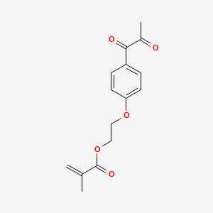 2-[4-(2-Oxopropanoyl)phenoxy]ethyl 2-methylprop-2-enoate