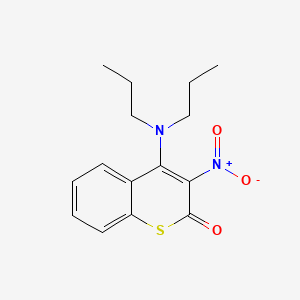 1-Thiocoumarin, 4-dipropylamino-3-nitro-