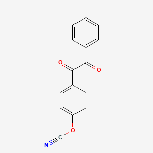 4-[Oxo(phenyl)acetyl]phenyl cyanate