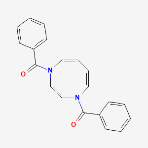 molecular formula C20H16N2O2 B14455389 (1,4-Diazocine-1,4-diyl)bis(phenylmethanone) CAS No. 76397-37-0