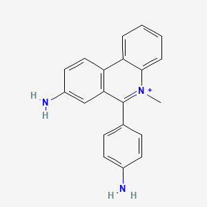 Phenanthridinium, 8-amino-6-(4-aminophenyl)-5-methyl-