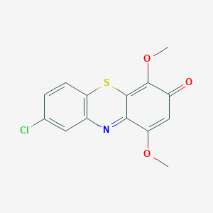 8-Chloro-1,4-dimethoxy-3H-phenothiazin-3-one