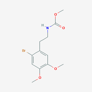 methyl N-[2-(2-bromo-4,5-dimethoxyphenyl)ethyl]carbamate