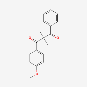 1,3-Propanedione,1-(4-methoxyphenyl)-2,2-dimethyl-3-phenyl-