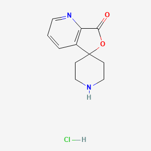 B1445552 7H-Spiro[furo[3,4-b]pyridine-5,4'-piperidin]-7-one hydrochloride CAS No. 475152-31-9