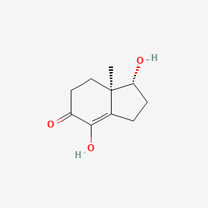 (1R,7aR)-1,4-Dihydroxy-7a-methyl-1,2,3,6,7,7a-hexahydro-5H-inden-5-one