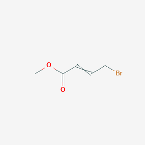 molecular formula C5H7BrO2 B144556 4-溴代甲基巴豆酸酯 CAS No. 1117-71-1