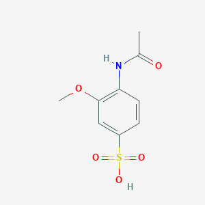 4-Acetamido-3-methoxybenzene-1-sulfonic acid