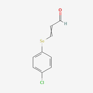 3-[(4-Chlorophenyl)selanyl]prop-2-enal