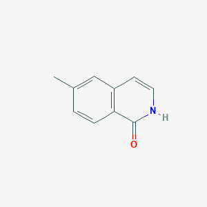 molecular formula C10H9NO B144557 6-甲基异喹啉-1(2H)-酮 CAS No. 131002-10-3