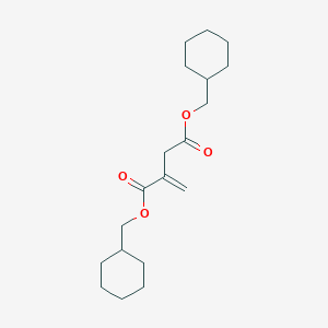 Bis(cyclohexylmethyl) 2-methylidenebutanedioate