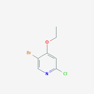 B1445580 5-Bromo-2-chloro-4-ethoxypyridine CAS No. 52311-48-5