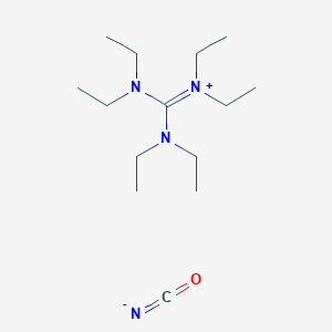 molecular formula C14H30N4O B14455809 Bis(diethylamino)-N,N-diethylmethaniminium cyanate CAS No. 74201-02-8