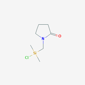 2-Pyrrolidinone, 1-[(chlorodimethylsilyl)methyl]-