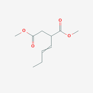 molecular formula C10H16O4 B14455887 Dimethyl 2-(but-1-en-1-yl)butanedioate CAS No. 71195-19-2