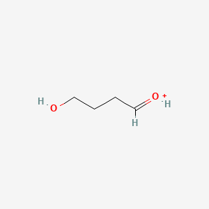 molecular formula C4H9O2+ B14455960 (4-Hydroxybutylidene)oxidanium CAS No. 74716-63-5