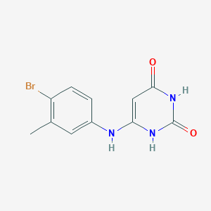 6-(4-Bromo-3-methylanilino)pyrimidine-2,4(1H,3H)-dione