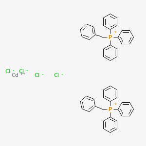 molecular formula C50H44CdCl4P2 B14455993 Benzyltriphenylphosphonium tetrachlorocadmate CAS No. 68214-25-5