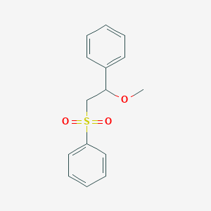 [2-(Benzenesulfonyl)-1-methoxyethyl]benzene