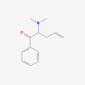 molecular formula C13H17NO B14456000 2-(Dimethylamino)-1-phenylpent-4-EN-1-one CAS No. 73620-31-2