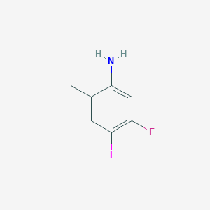 molecular formula C7H7FIN B1445608 5-Fluoro-4-iodo-2-methylaniline CAS No. 307306-08-7