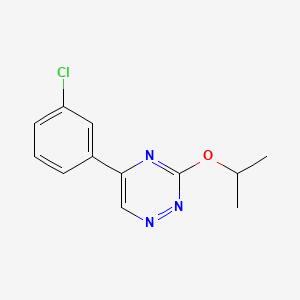 as-Triazine, 5-(m-chlorophenyl)-3-isopropoxy-