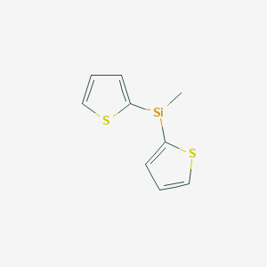 molecular formula C9H9S2Si B14456091 Methyldi-2-thienylsilane CAS No. 71771-69-2