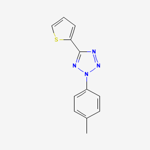 2H-Tetrazole, 2-(4-methylphenyl)-5-(2-thienyl)-