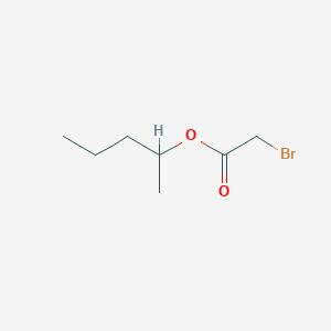 molecular formula C7H13BrO2 B14456230 1-Methylbutyl bromoacetate CAS No. 73448-66-5