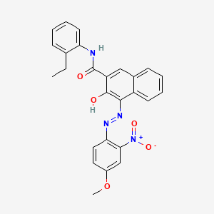 2-Naphthalenecarboxamide, N-(2-ethylphenyl)-3-hydroxy-4-[(4-methoxy-2-nitrophenyl)azo]-