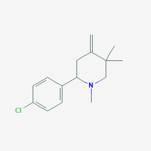 2-(4-Chlorophenyl)-1,5,5-trimethyl-4-methylidenepiperidine