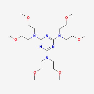 N~2~,N~2~,N~4~,N~4~,N~6~,N~6~-Hexakis(2-methoxyethyl)-1,3,5-triazine-2,4,6-triamine